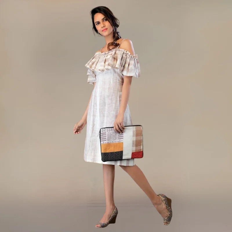 Emma Ivory Shift Dress | Stylish & Comfortable | For Daytime Glam Tunics Trendy modern Emma Ivory Shift Dress | Stylish & Comfortable | For Daytime Glam Tunics Trendy modern