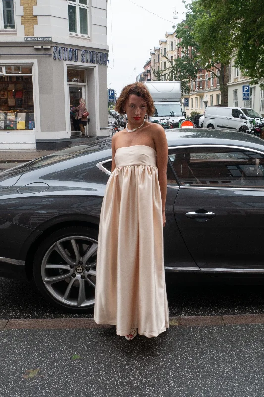 THE GARMENT, Lily Gown Dress, Ivory Tunics Modern contemporary