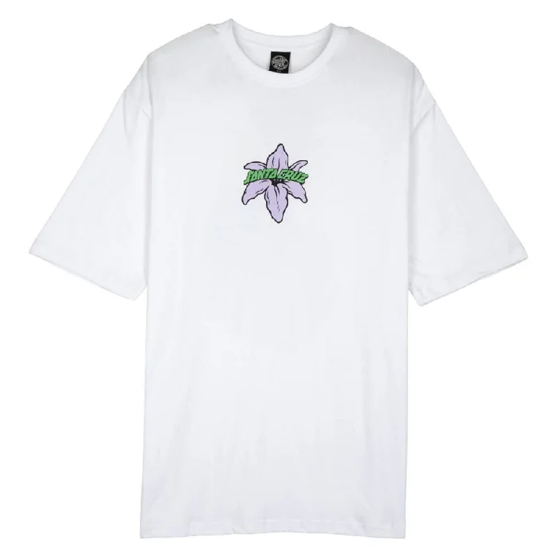 Santa Cruz Womens T-Shirt Wooten Bionic Oversized - White-- Welt Pockets Slit Pockets Flap Pockets Santa Cruz Womens T-Shirt Wooten Bionic Oversized - White-- Welt Pockets Slit Pockets Flap Pockets
