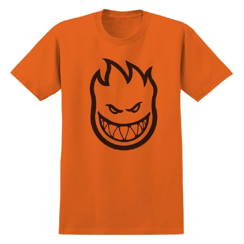 Spitfire T-Shirt Bighead - Orange-- Sequined Glittery Shiny