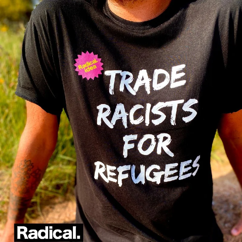 Radical. Statement 2 Unisex T-shirt - Black-- Ribbed T-Shirt High Neck Heavyweight