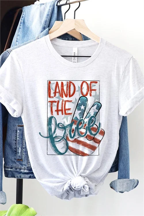 Land of the Free tshirt-- Knit Fabric Woven Fabric Fleece Fabric