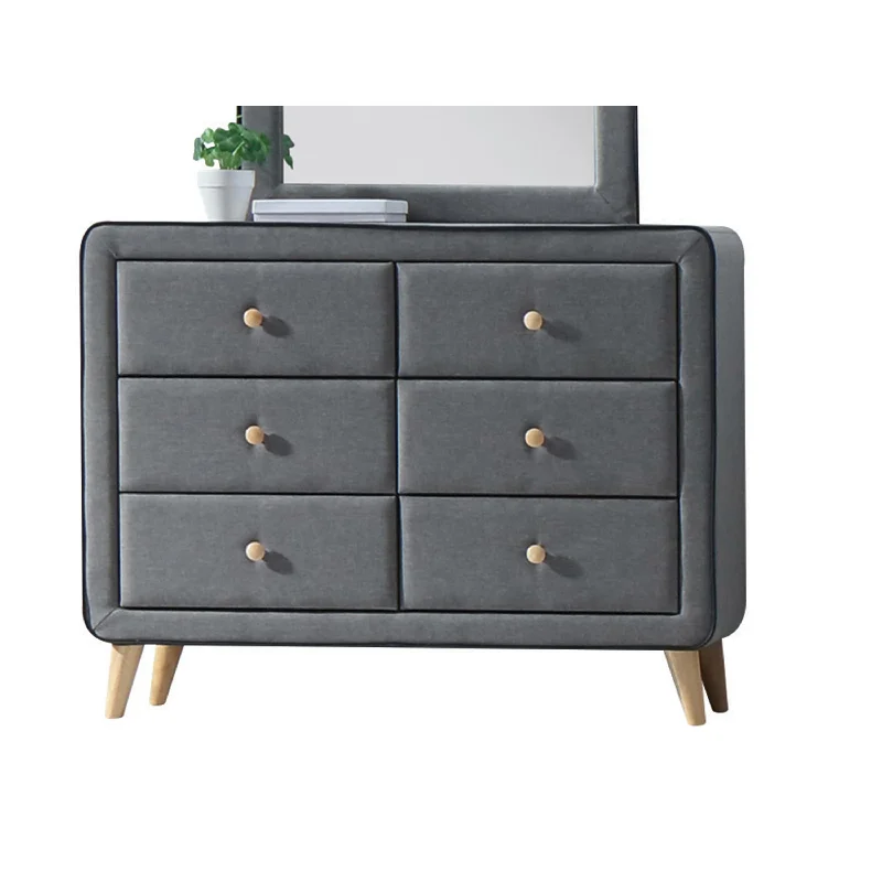 Valda Light Gray Fabric Dresser Tunics Top rated