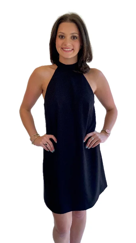Trina Turk Black Tapa Dress Tunics Versatile functional
