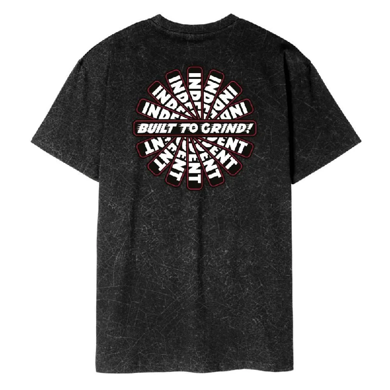 Independent T-Shirt BTG Speed Revolve - Mineral Wash Black-- Houndstooth Herringbone Solid Independent T-Shirt BTG Speed Revolve - Mineral Wash Black-- Houndstooth Herringbone Solid