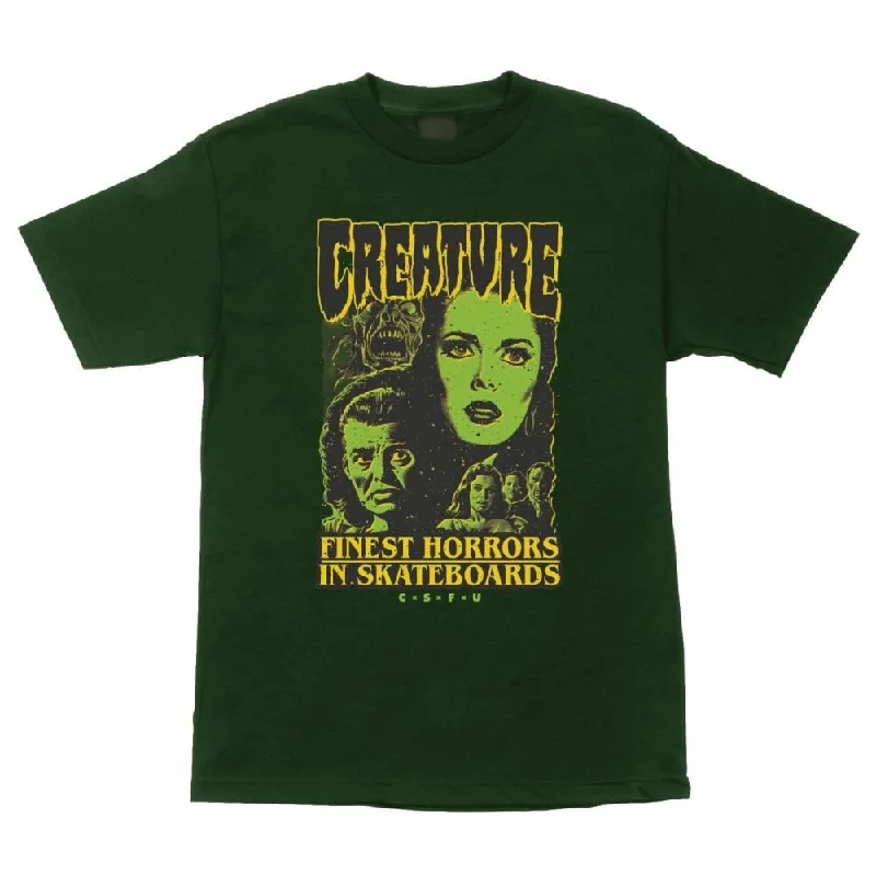 Creature T-shirt Prequel - Forest Green-- Fleece Fabric Down Fabric Feather Fabric
