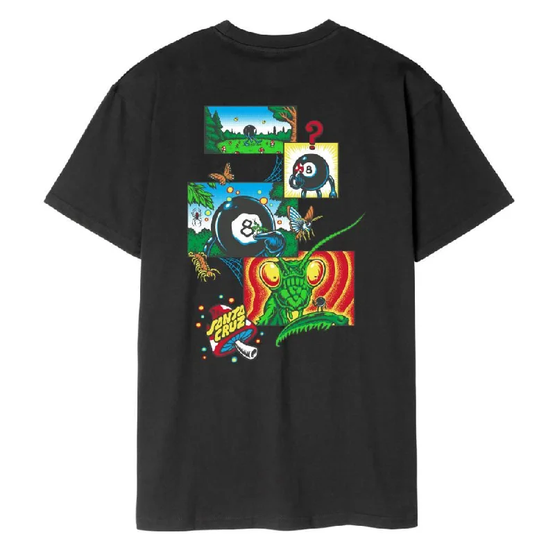 Santa Cruz T-Shirt Winkowski 8Ballr Comic - Black-- Houndstooth Herringbone Solid