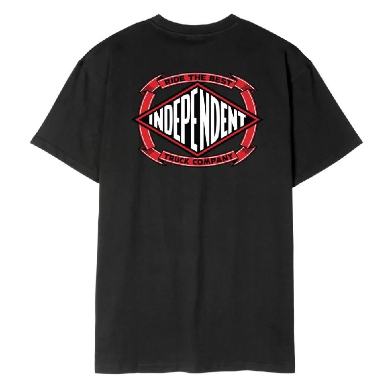 Independent T-Shirt Summit Scroll - Black-- Nylon Fabric Polyester Fabric Spandex Fabric Independent T-Shirt Summit Scroll - Black-- Nylon Fabric Polyester Fabric Spandex Fabric