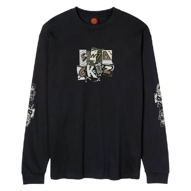 Santa Cruz Longsleeve T-Shirt Kickback Front L/S T-Shirt - Black-- Lace Blend Ribbed Blend Corduroy Blend Santa Cruz Longsleeve T-Shirt Kickback Front L/S T-Shirt - Black-- Lace Blend Ribbed Blend Corduroy Blend