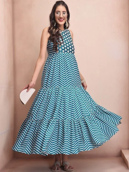 Cotton Fit & Flare Ethnic Dresses Tunics Timeless classic