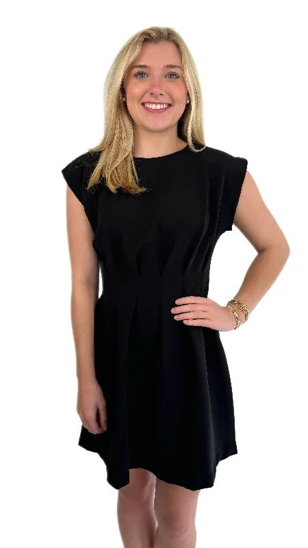 Glam Black Galveston Dress A-Line Day Work