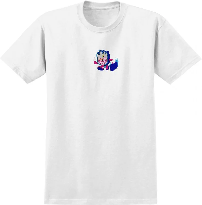 Spitfire T-Shirt Sci-Fi Burning Time - White-- Elasticated Padded Insulated
