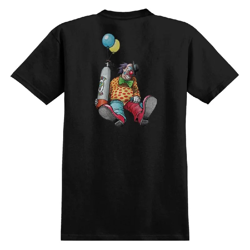 Antihero T-Shirt Bozos Balloons - Black-- Spandex Blend Rayon Blend Denim Blend