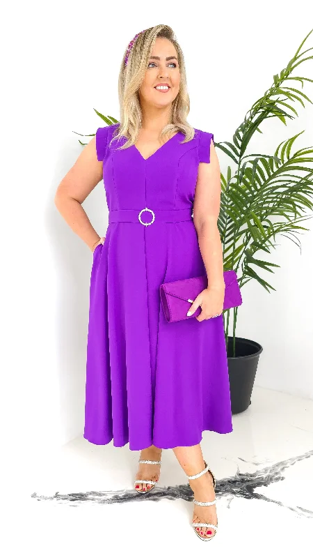 Maeve Purple Dress Tunics Sophisticated sleek