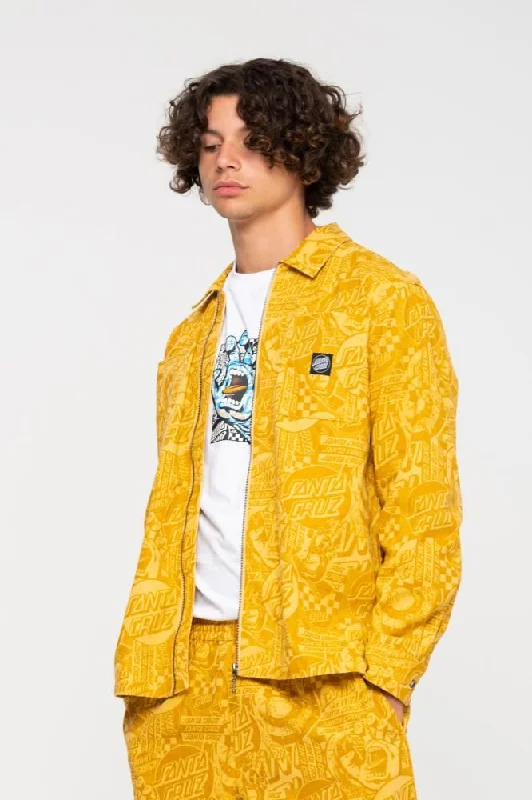 Santa Cruz Shirt El Jefe L/S Shirt - Straw Flier-- Modern Contemporary Chic