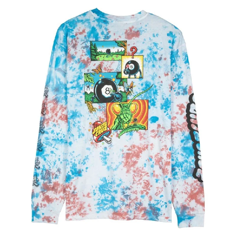 Santa Cruz L/S T-Shirt Winkowski 8Ballr Comic - Trip Out Tie Dye-- Chenille Brocade Lace Santa Cruz L/S T-Shirt Winkowski 8Ballr Comic - Trip Out Tie Dye-- Chenille Brocade Lace