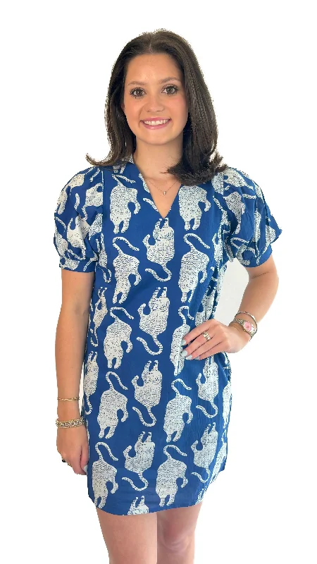 Anna Cate Royal Tiger Carter Dress Tunics Chic fashionable