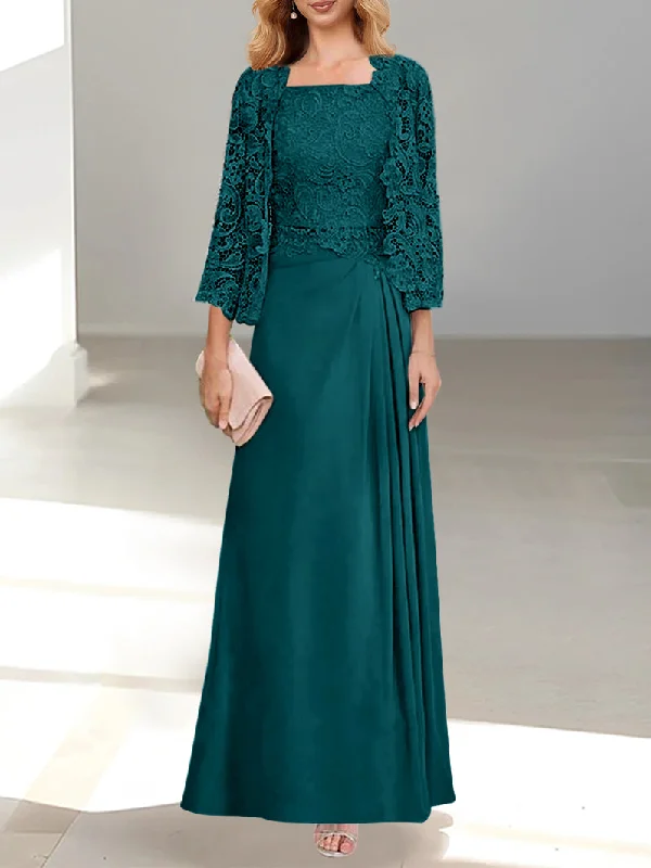 A-Line/Princess Scoop Floor-Length Mother of the Bride Dresses with Pleated & Sequins Tunics Trendy modern A-Line/Princess Scoop Floor-Length Mother of the Bride Dresses with Pleated & Sequins Tunics Trendy modern