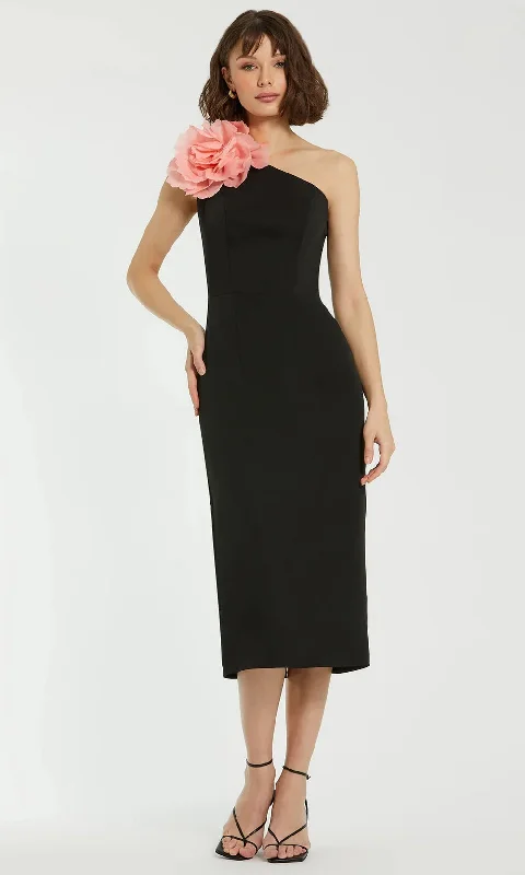 Mac Duggal 20933 - Fitted Floral Applique Dress Tunics Fashionable chic