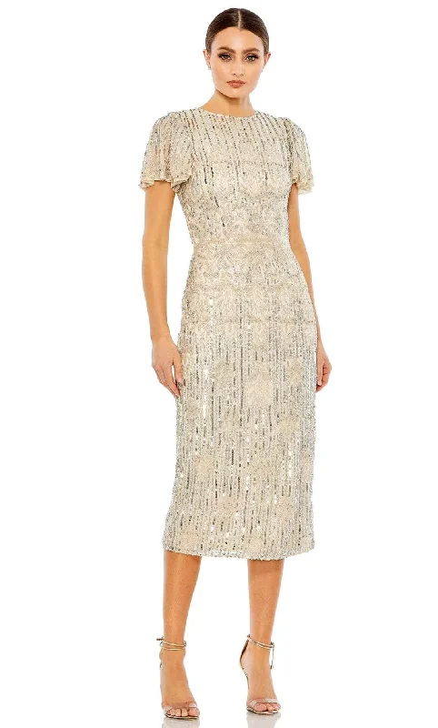 Mac Duggal 5575 - Modest Sequined Dress Tunics Timeless classic