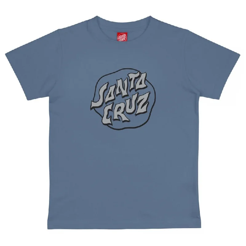 Santa Cruz Youth T-Shirt Youth Fever Dream Dot T-Shirt - Dusty Blue-- Houndstooth Herringbone Solid Santa Cruz Youth T-Shirt Youth Fever Dream Dot T-Shirt - Dusty Blue-- Houndstooth Herringbone Solid