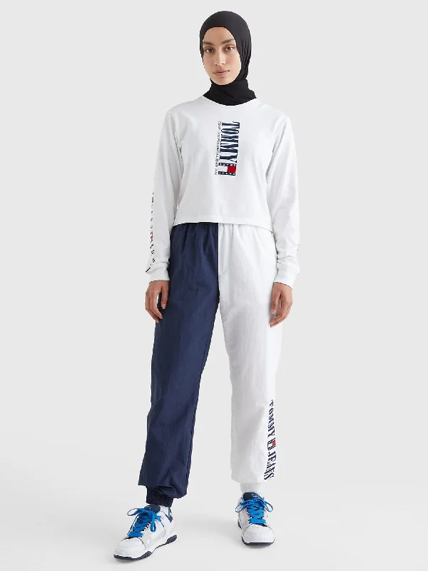 Tommy Hilfiger Retro Logo T-Shirt - Women-- Elasticated Padded Insulated