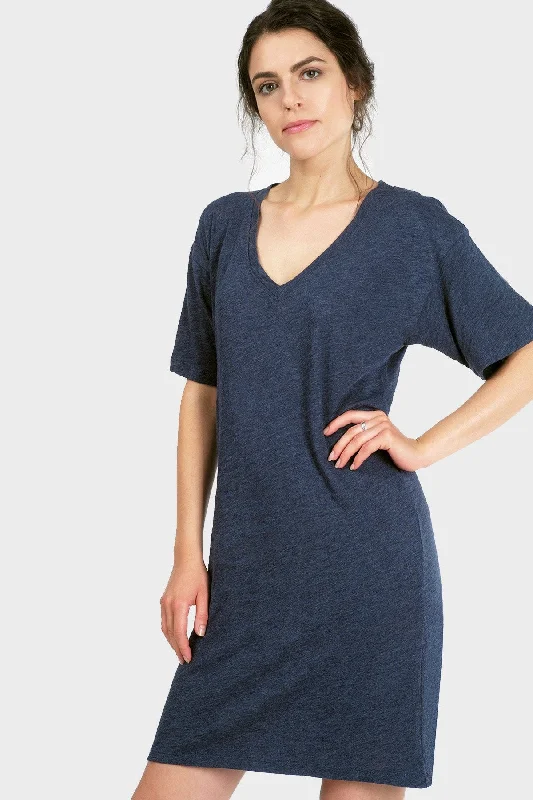 MIKA T-SHIRT DRESS-- Casual Formal Business
