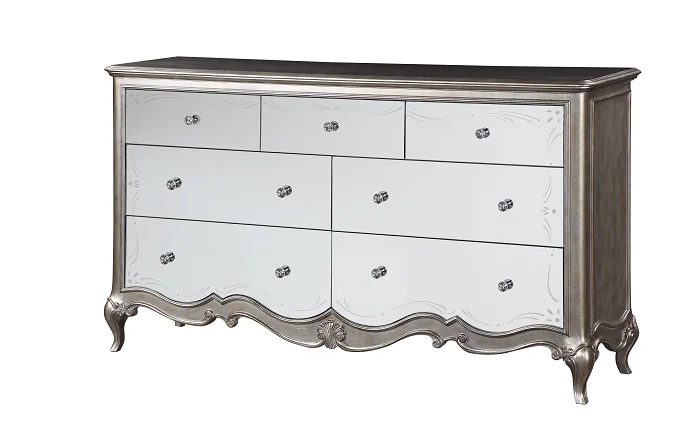 Esteban Antique Champagne Dresser (Jewelry Box) Tunics Canvas sturdy