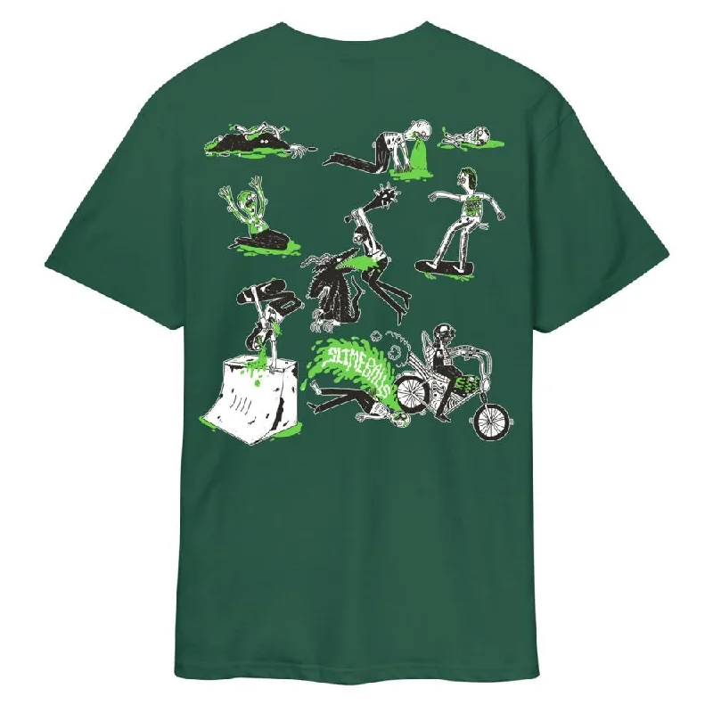 Slime Balls T-Shirt Scene Report T-Shirt - Alpine Green-- Nylon Fabric Polyester Fabric Spandex Fabric Slime Balls T-Shirt Scene Report T-Shirt - Alpine Green-- Nylon Fabric Polyester Fabric Spandex Fabric