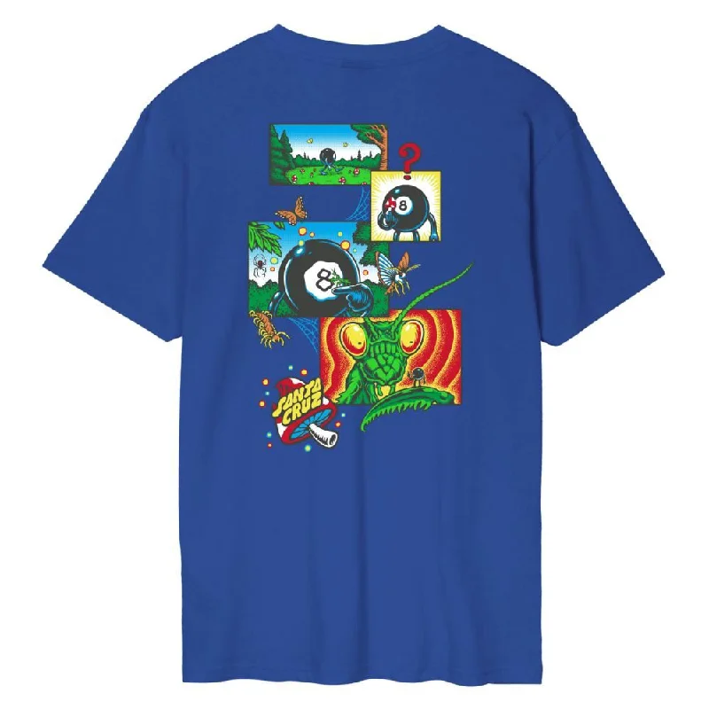 Santa Cruz T-Shirt Winkowski 8Ballr Comic - Ultramarine-- Mesh Canvas Denim