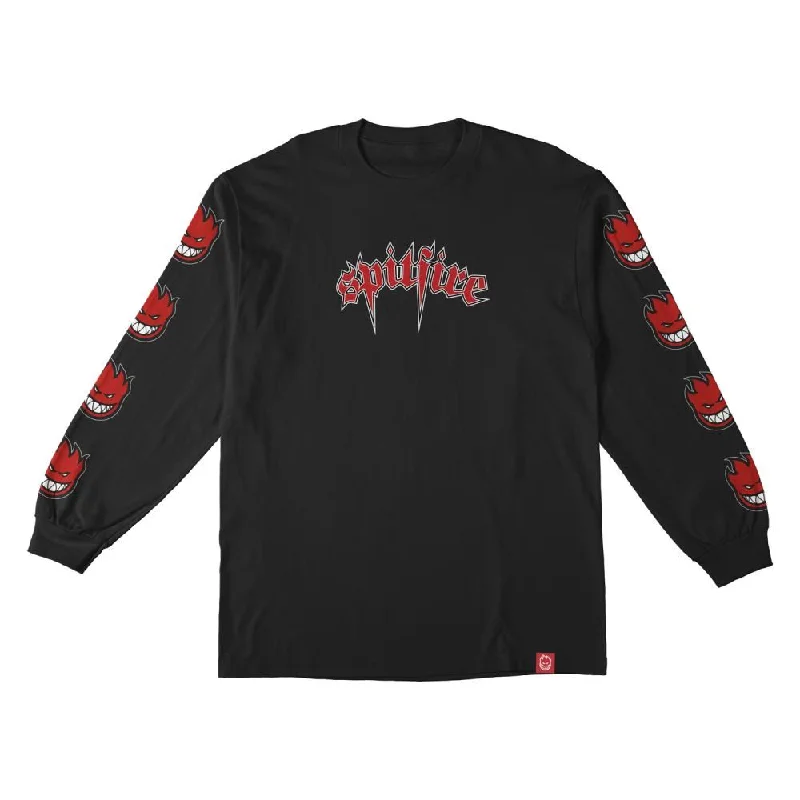 Spitfire L/S T-Shirt Venom Bighead Fill - Black / Red / White / Black Prints-- Houndstooth Herringbone Solid Spitfire L/S T-Shirt Venom Bighead Fill - Black / Red / White / Black Prints-- Houndstooth Herringbone Solid