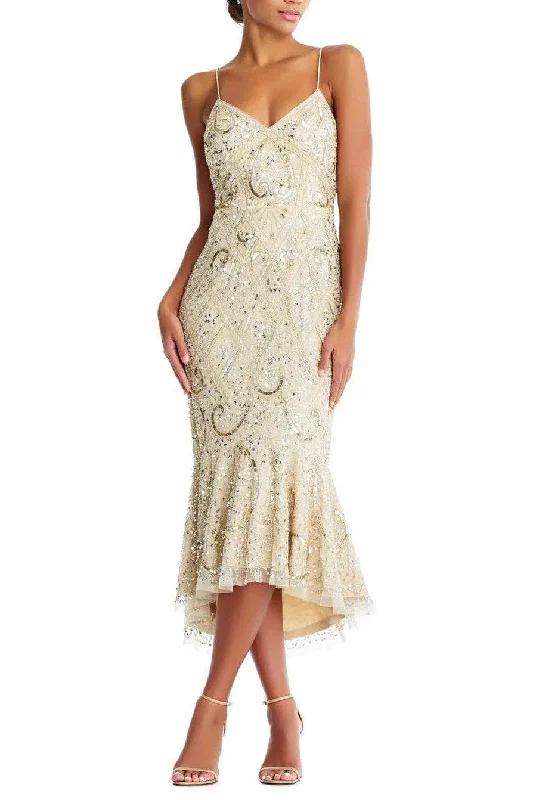 Aidan Mattox MD1E203330 - V-Neck Flutter Hem Evening Dress Tunics Fashionable trendy Aidan Mattox MD1E203330 - V-Neck Flutter Hem Evening Dress Tunics Fashionable trendy