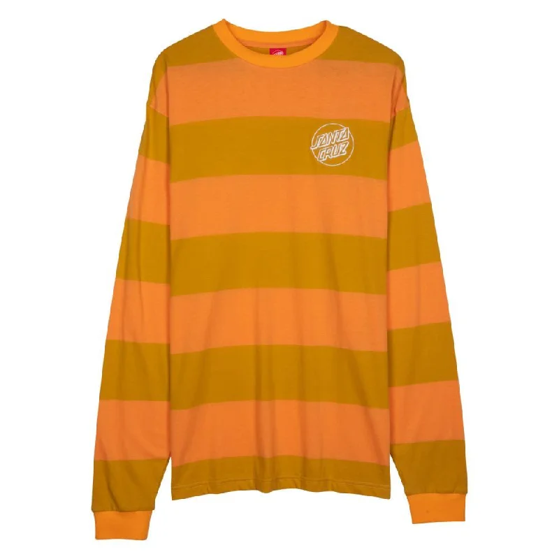Santa Cruz L/S T-Shirt Barney L/S T-Shirt - Old Gold / Apricot-- Zippered Front Buttoned Front Snap Front Santa Cruz L/S T-Shirt Barney L/S T-Shirt - Old Gold / Apricot-- Zippered Front Buttoned Front Snap Front