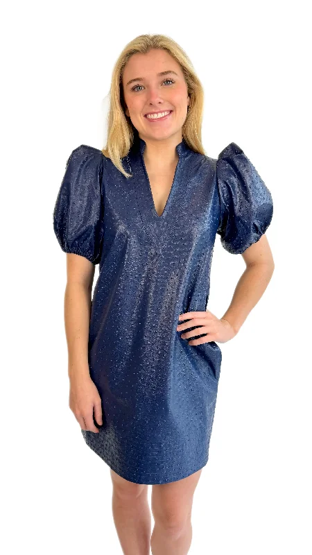 Emily McCarthy Navy Hampton Dress Tunics Stylish elegant