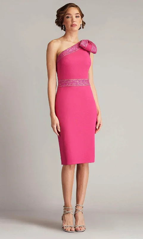 Tadashi Shoji CGL24661MX - One Shoulder Sheath Dress Tunics Modern contemporary
