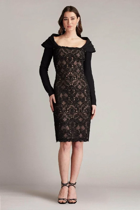 Tadashi Shoji CGC24684M - Knee Length Lace Dress Tunics Evening elegant