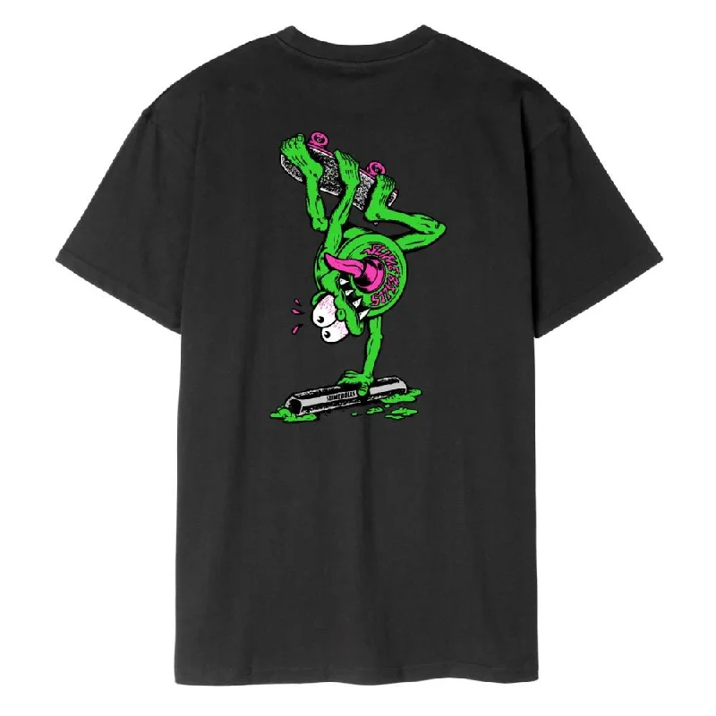 Slime Balls T-Shirt Slimey II T-Shirt - Black-- Silk Blend Satin Velvet