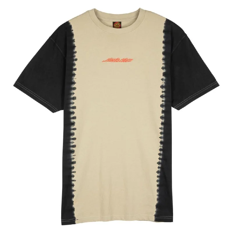Santa Cruz T-Shirt Flame Strip Dip Dye - Stone Grey Dip Dye-- Wool Fabric Cashmere Fabric Tweed Fabric Santa Cruz T-Shirt Flame Strip Dip Dye - Stone Grey Dip Dye-- Wool Fabric Cashmere Fabric Tweed Fabric