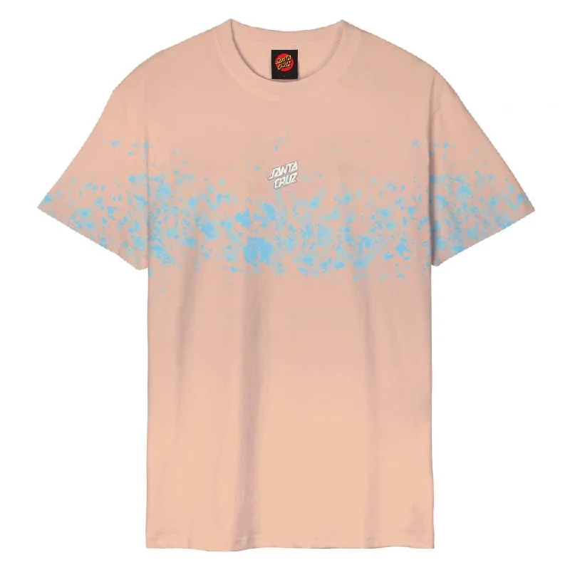 Santa Cruz T-Shirt Empty Moon Dot CF T-Shirt - Drip Dye-- Ribbed T-Shirt High Neck Heavyweight Santa Cruz T-Shirt Empty Moon Dot CF T-Shirt - Drip Dye-- Ribbed T-Shirt High Neck Heavyweight