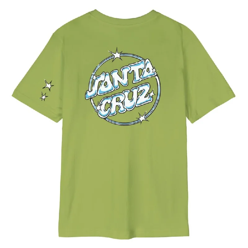 Santa Cruz Womens T-Shirt Glint T-Shirt - Apple-- Iron Safe Non-Iron Wrinkle Free