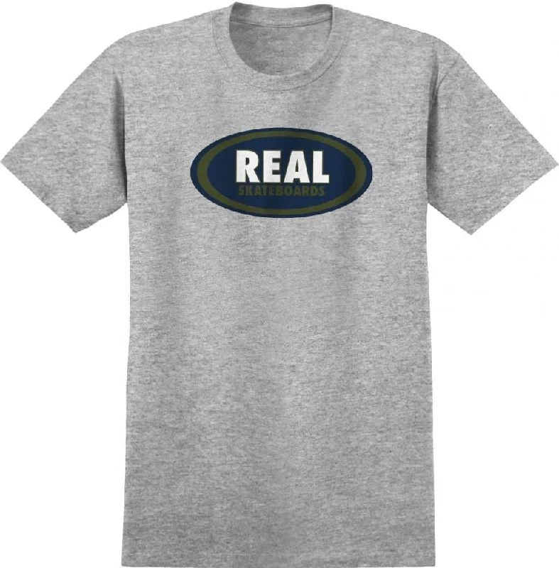 Real T-Shirt Oval - Sport Grey / Navy / Olive-- Faux Fur Fabric Real Fur Fabric Shearling Fabric Real T-Shirt Oval - Sport Grey / Navy / Olive-- Faux Fur Fabric Real Fur Fabric Shearling Fabric