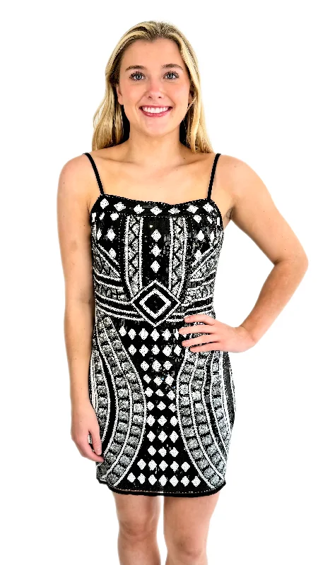 Endless Rose Sparkling Dega Dress Tunics Distressed trendy