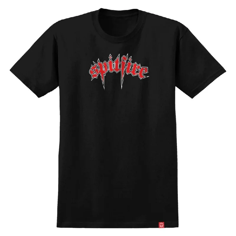 Spitfire T-Shirt Venom - Black / Red / White / Black Prints-- Print Jacquard Patchwork Spitfire T-Shirt Venom - Black / Red / White / Black Prints-- Print Jacquard Patchwork