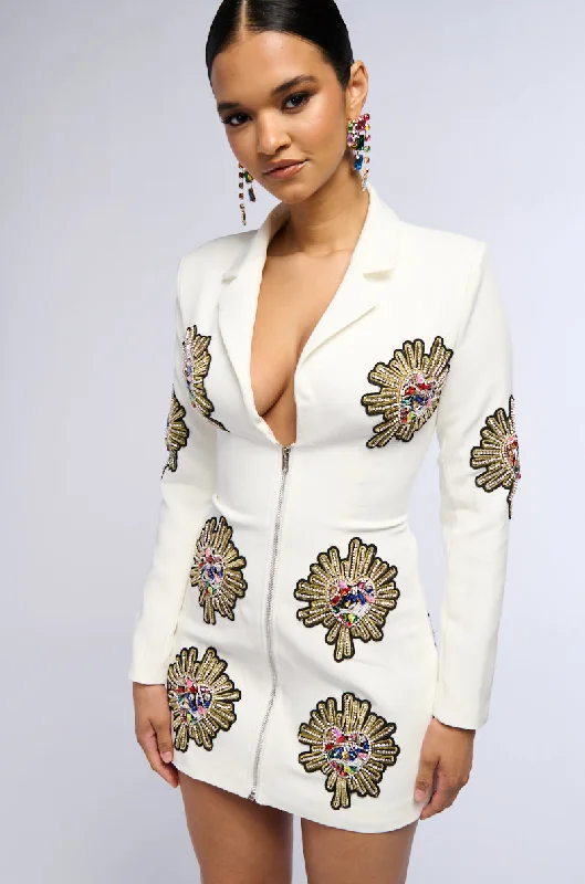 HEART EYES FOR YOU BLAZER DRESS Women's Boutique Jacket