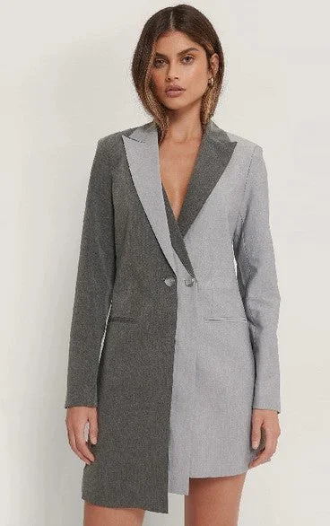 Two Layered Blazer Dress Women's Boutique Suit