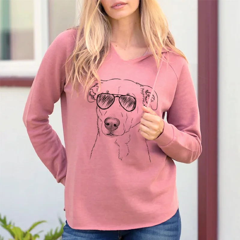 Aviator Nala the American Staffordshire Terrier - Cali Wave Hooded Sweatshirt Hoodie with Slim Fit Tailored Modern