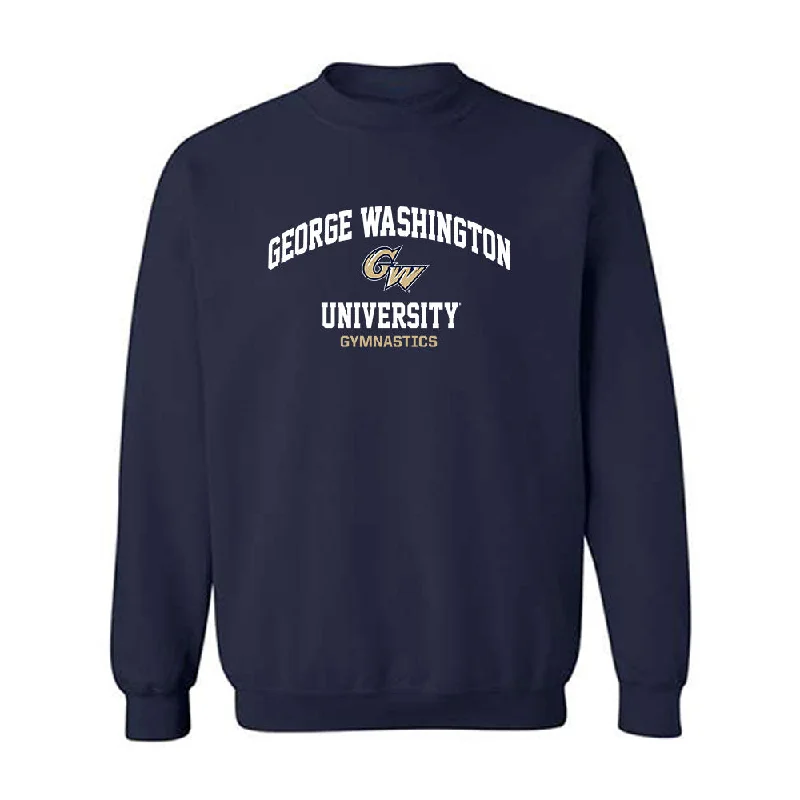 GWU - NCAA Women's Gymnastics : Maya Peters - Classic Fashion Shersey Crewneck Sweatshirt Hoodie with Lining Warm Insulated GWU - NCAA Women's Gymnastics : Maya Peters - Classic Fashion Shersey Crewneck Sweatshirt Hoodie with Lining Warm Insulated
