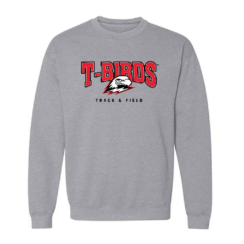 Southern Utah - NCAA Women's Track & Field : Quincy Esplin - Crewneck Sweatshirt Hoodie with Batwing Sleeves Loose Dramatic Southern Utah - NCAA Women's Track & Field : Quincy Esplin - Crewneck Sweatshirt Hoodie with Batwing Sleeves Loose Dramatic