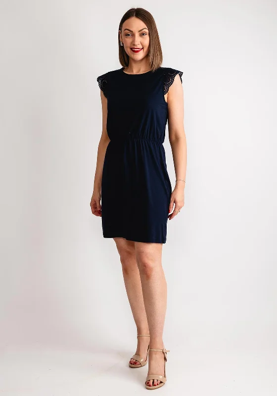 Vero Moda Emily Elastic Waist Dress, Navy Blazer Women's Wedding Blazer