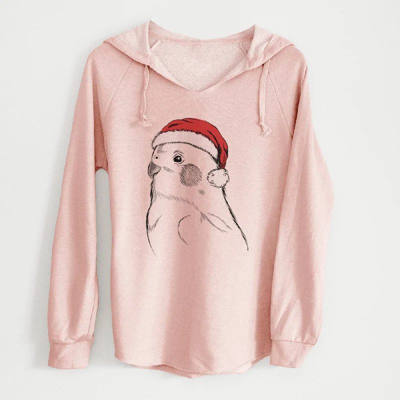 Santa Charlie the Cockatiel - Cali Wave Hooded Sweatshirt Cotton Hoodie Fleece Lining Warmth Santa Charlie the Cockatiel - Cali Wave Hooded Sweatshirt Cotton Hoodie Fleece Lining Warmth